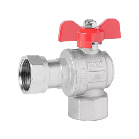 Кран угловой с накидной гайкой