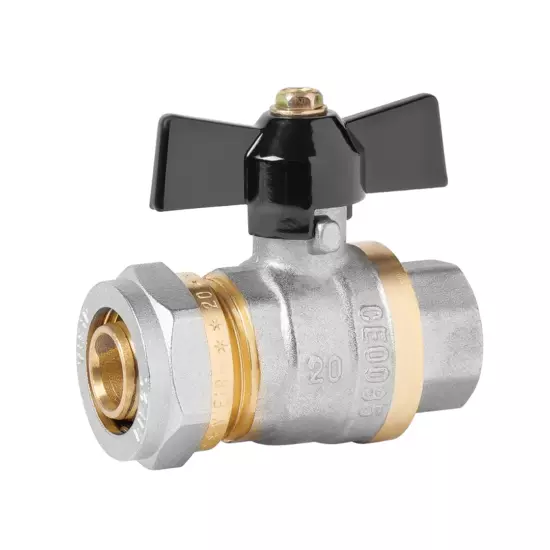 Кран шаровой для м/п трубы внутренняя резьба