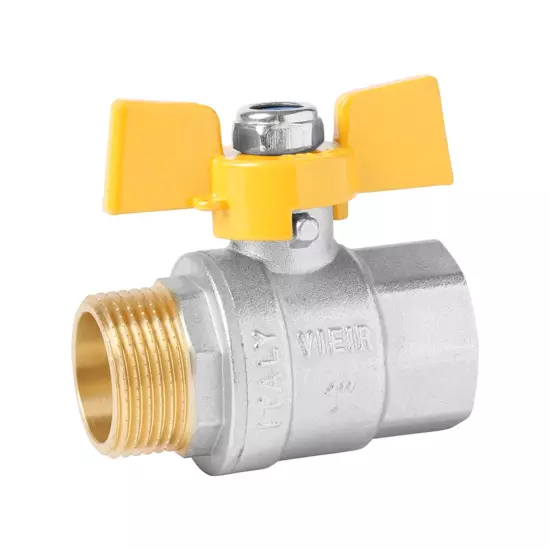 Кран шаровой в/н для газа "бабочка"