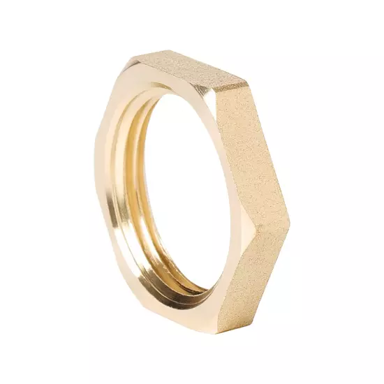 Контргайка без бортика латунная