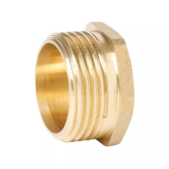 Заглушка наружная латунная