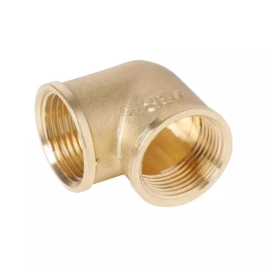 Уголок в/в латунный