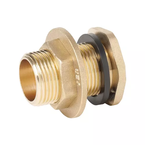 Врезка для бочки латунная