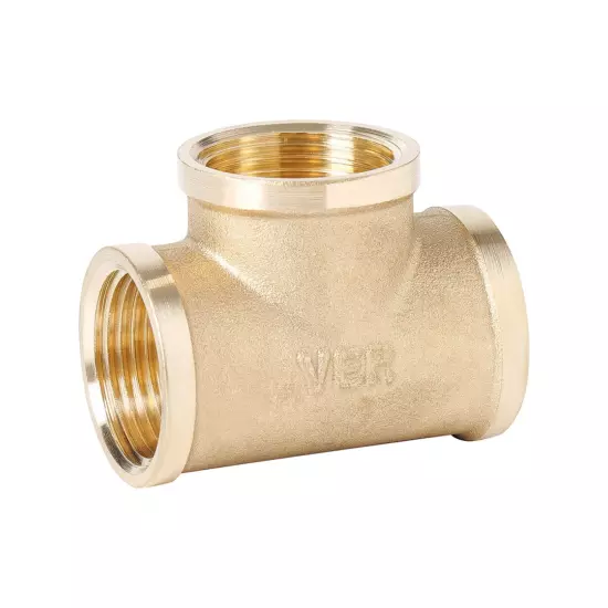 Тройник в/в/в латунный