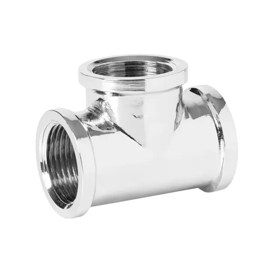 Тройник хромированный