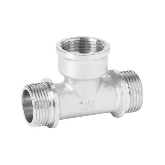 Тройник н/в/н никелированный