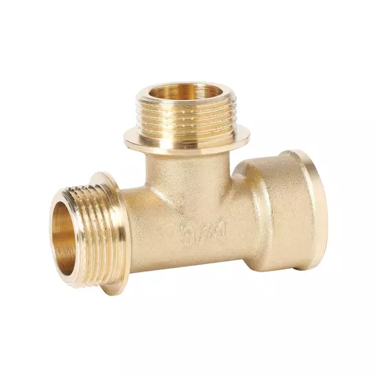 Тройник н/н/в латунный