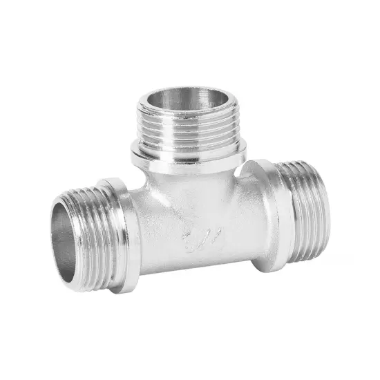 Тройник н/н/н никелированный