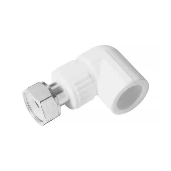 Уголок комбинированный с накидной гайкой VER253LC