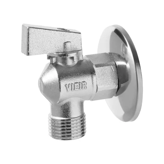 Вентиль угловой матовый