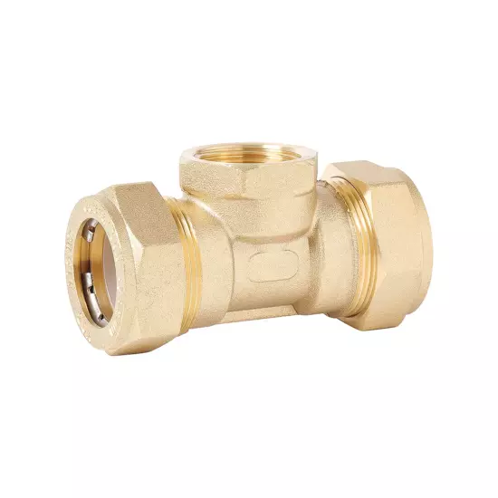 Тройник внутренний латунный