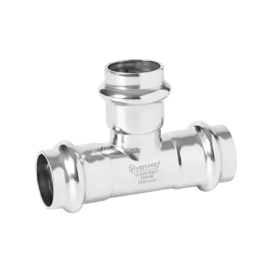 Тройник из нержавеющей стали (P-P-P), Ver-pro