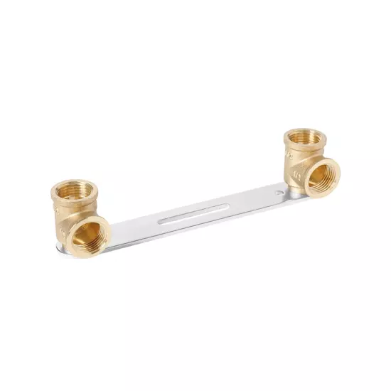 Планка установочная с 2-мя уголками в/в латунная VR30