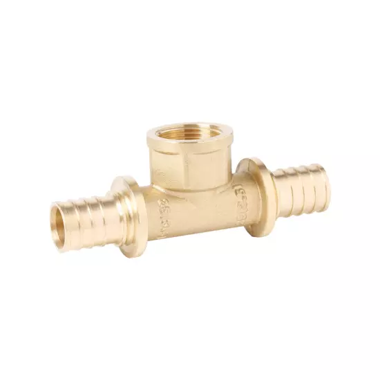 Тройник аксиальный внутренний латунный Ver-pro