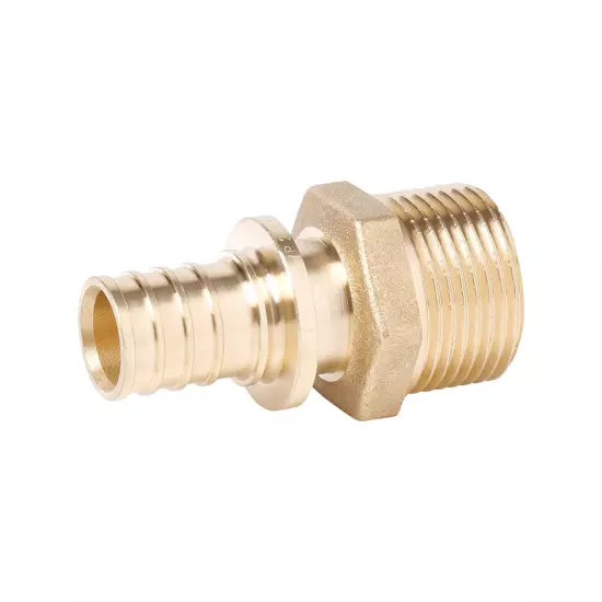 Переходник аксиальный наружный латунный Ver-pro