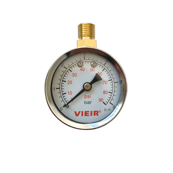 Манометр с верхним подключением Vieir