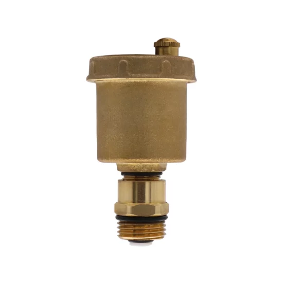 Воздухоотводчик прямой с отсекающим клапаном латунный PF503