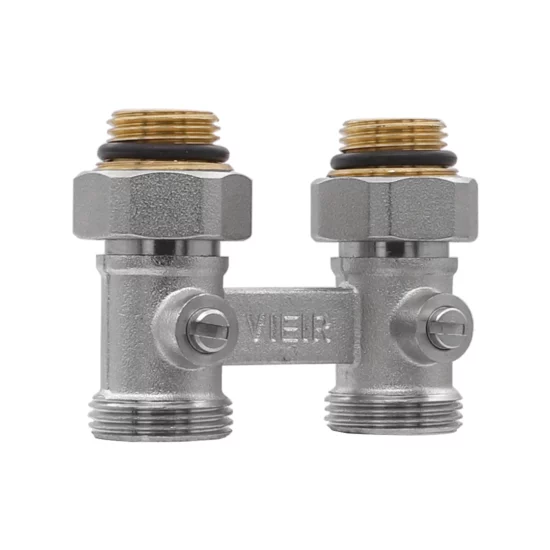 Вентиль для радиатора с шаровым затвором "Мультифлекс" прямой VR308