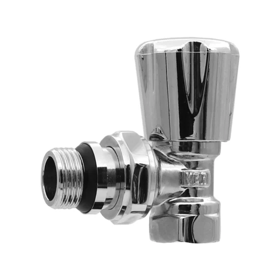 Вентиль регулировочный хромированный угловой верхний, VRX300