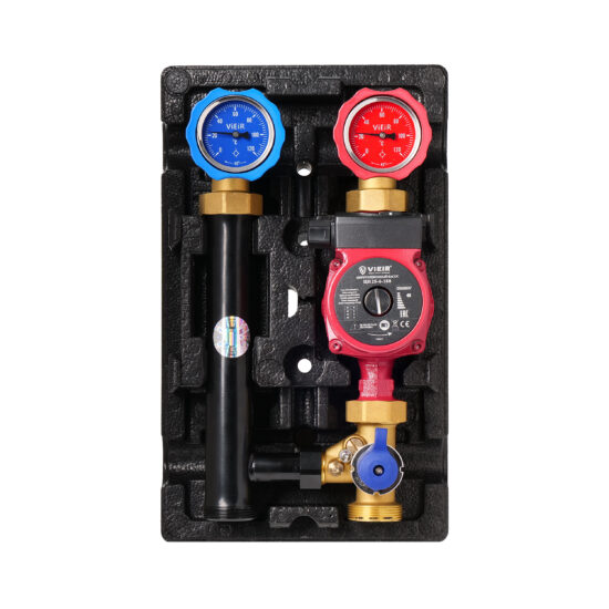 Правосторонная насосная группа с трехходовым смесительным клапаном, VR220R