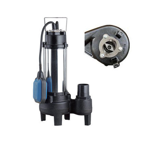 Насос чугунный фекальный с режущим ножом (типа гриндер) для грязной воды, Verpump