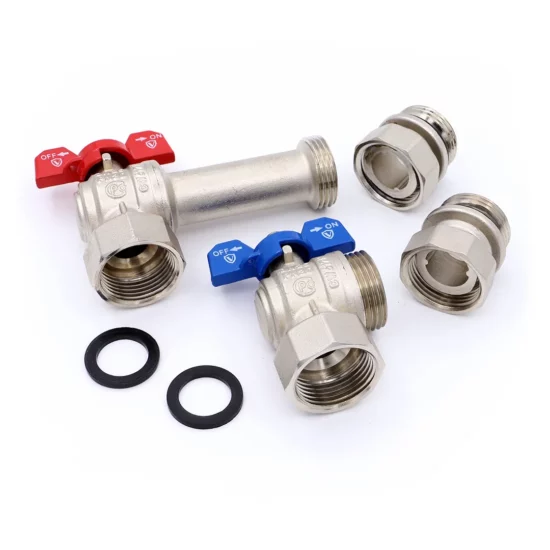 Комплект кранов с разъемным соединением для коллекторной группы ver63