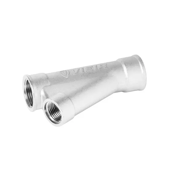 Тройник косой для гильзы под погружной датчик температуры