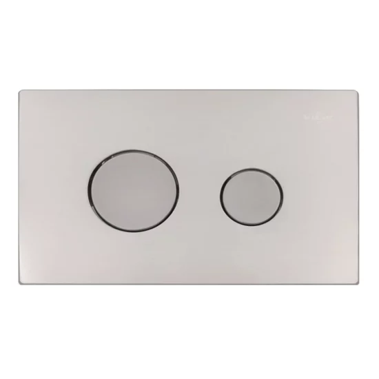 Кнопка смыва для инсталляции механическая, круглые клавиши, сатин VRQ62B-G