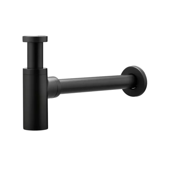 Сифон для раковины цвет черный VEQ34C