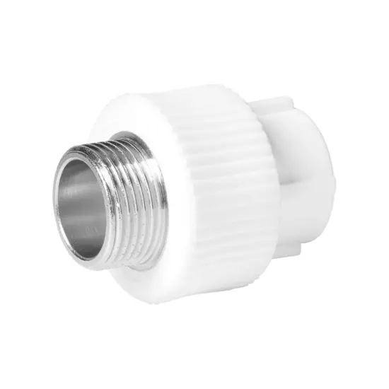 Муфта прямая комбинированная, латунь VIEIR