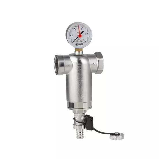 Фильтр механической очистки с манометром VP167