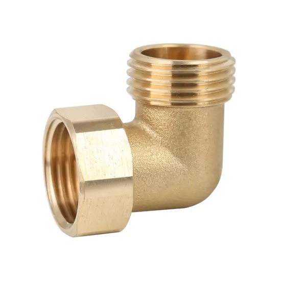 Уголок латунный с накидной гайкой VRDN5-1515