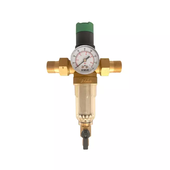 Фильтр с регулятором давления и манометром для холодной воды JC164