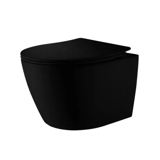 Унитаз подвесной, цвет черный VBL-01C