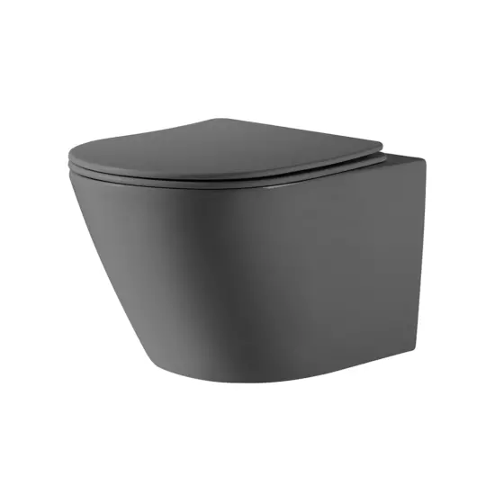 Унитаз подвесной, цвет серый VBL-02G