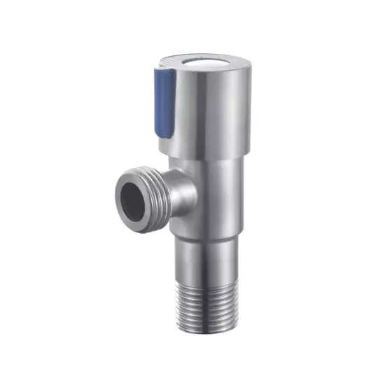 Вентиль угловой из нерж. стали с керамической кран-буксой VER67