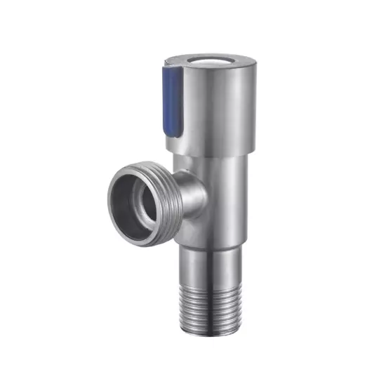 Вентиль угловой из нерж. стали с керамической кран-буксой VER72