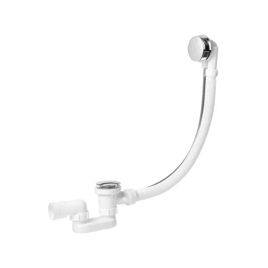 Полуавтоматический гофрированный слив-перелив для ванны VIEIR VRQ90