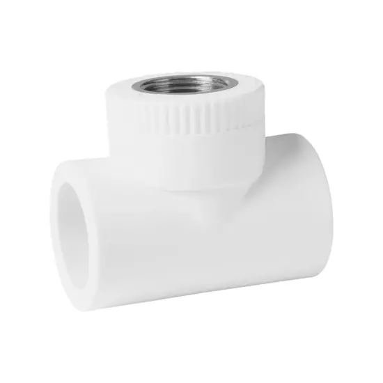 Тройник переходной комбинированный с переходом на внутреннюю резьбу, латунь