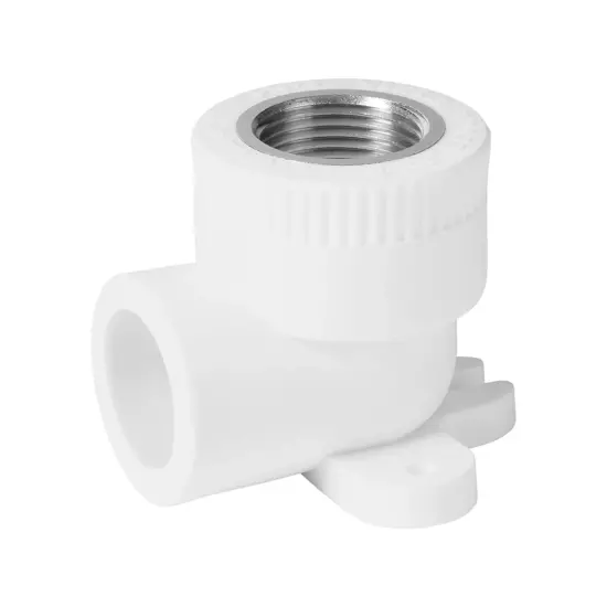 Уголок комбинированный с креплением на внутреннюю резьбу, латунь